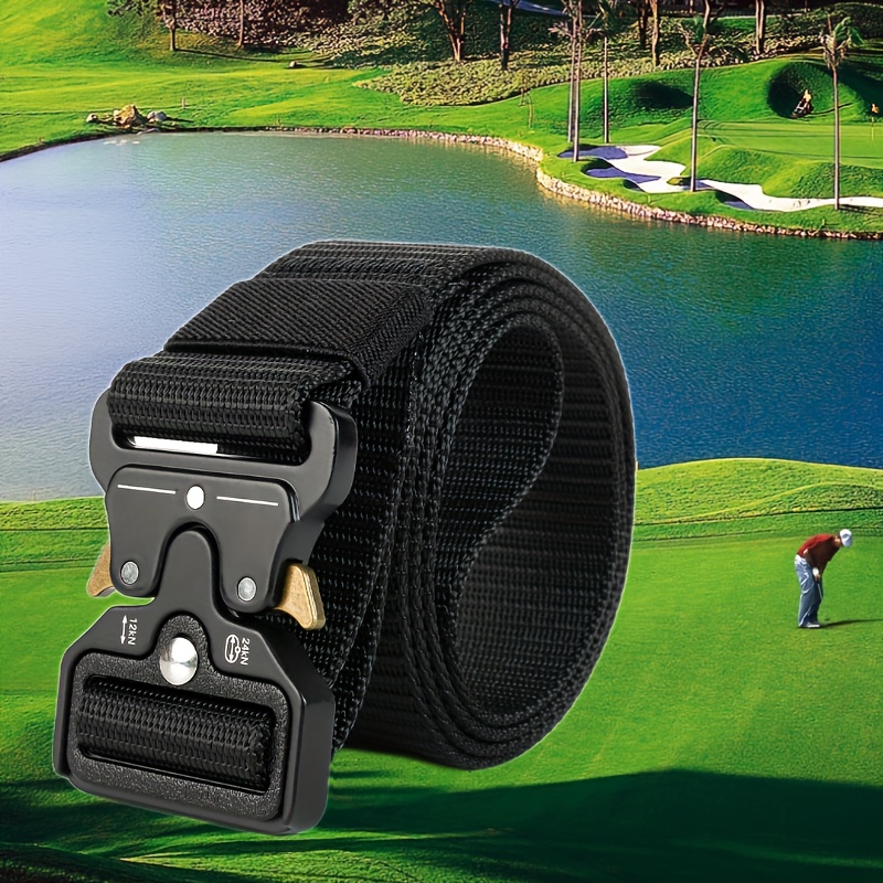 Multifunctional Quick Release Plastic Buckle Golf Belt